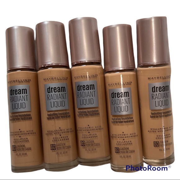 - MAYBELLINE dream RADIANT LIQUID foundation cashew noix de cajou 80 bun…